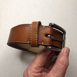 Goodfellow & Co Mens Large 42 Tan Faux Leather Belt